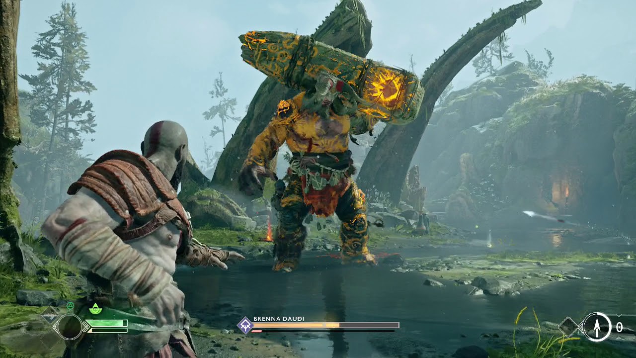 God of War Defeat Brenna Daudi Second Troll