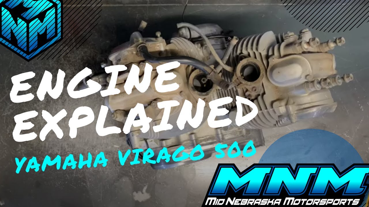 Yamaha Virago 500 V-Twin XV500 -  Top End Cylinder Head - Engine Explained