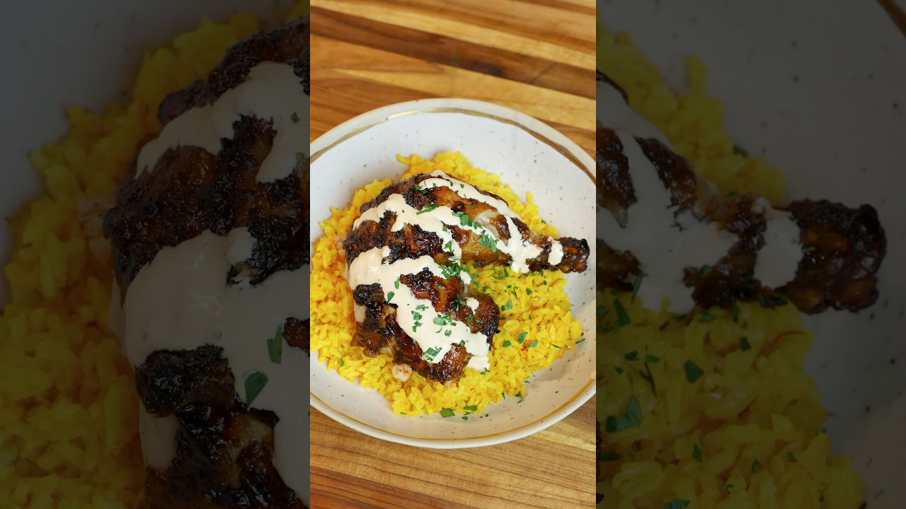 Peri peri chicken with saffron rice #recipe
