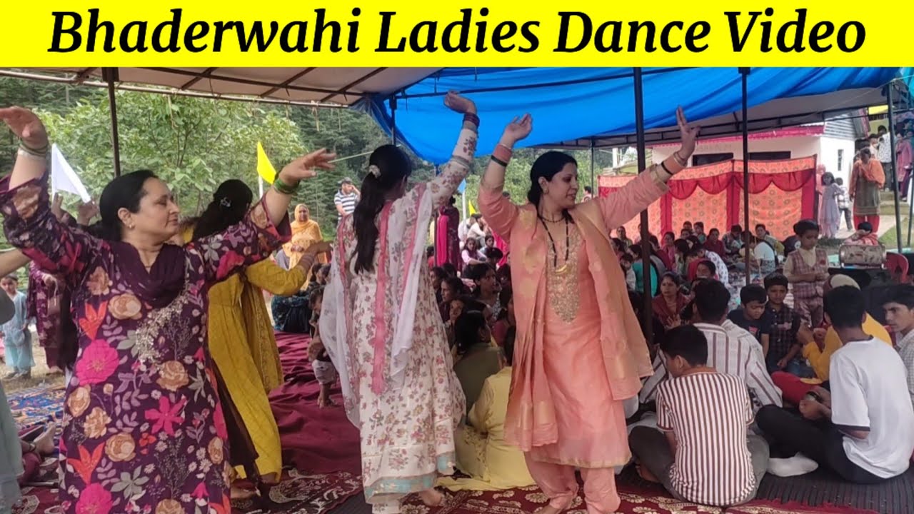 Bhaderwahi Ladies Dance Video 💃