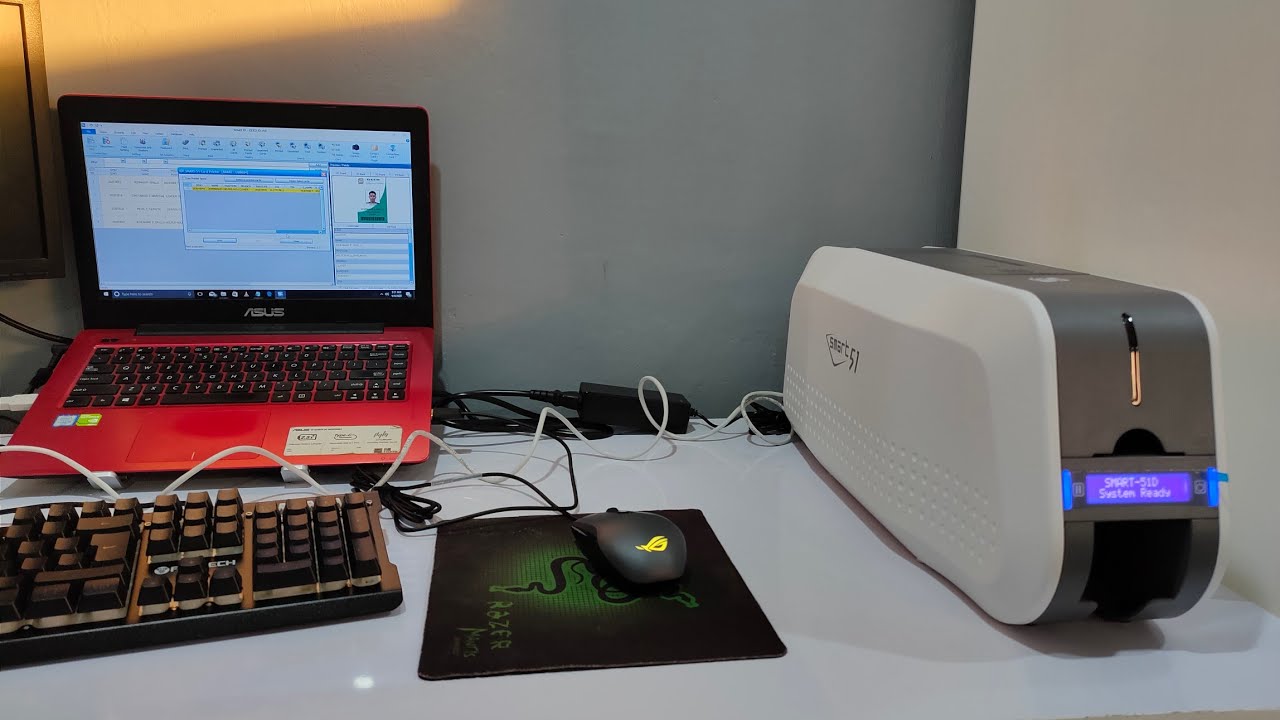 Printing IDs using Smart ID 51 Dual