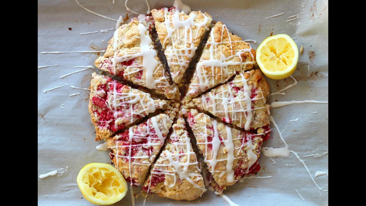 Breakfast Recipe: Raspberry Lemon Scones by Everyday Gourmet with Blakely