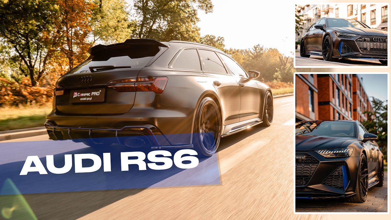 Audi RS6 - DETAILING + TUNING + PPF MATTE