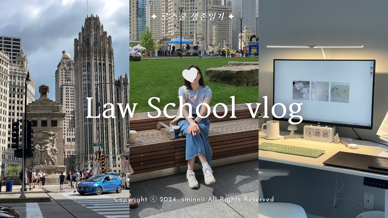 ✦ Vlog ✦ 미국 로스쿨 생존일기 | 한국인이 나밖에 없는 학교 이벤트...😀? | 새로운 도전의 시작, 내가 지금 가장 두려운 것
