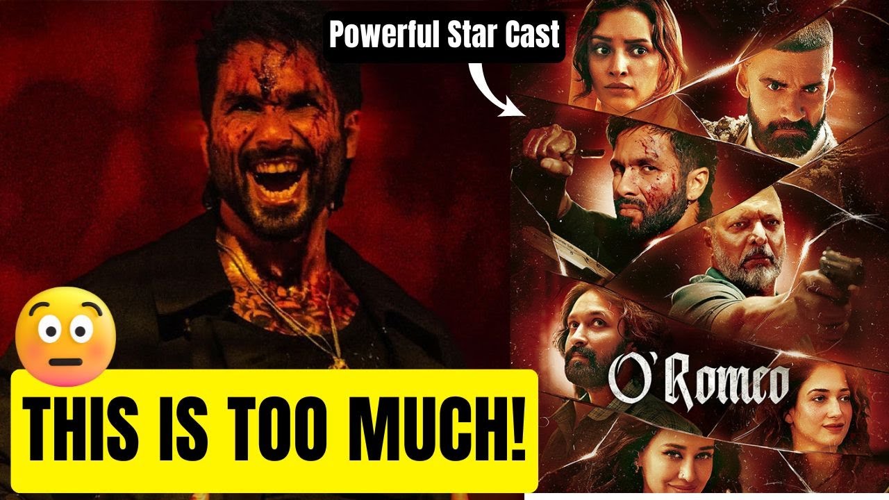 Shahid Kapoor’s O’Romeo Trailer Review – Dark, Intense & Risky | Aary Review