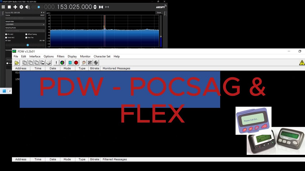 pdw pocsag
