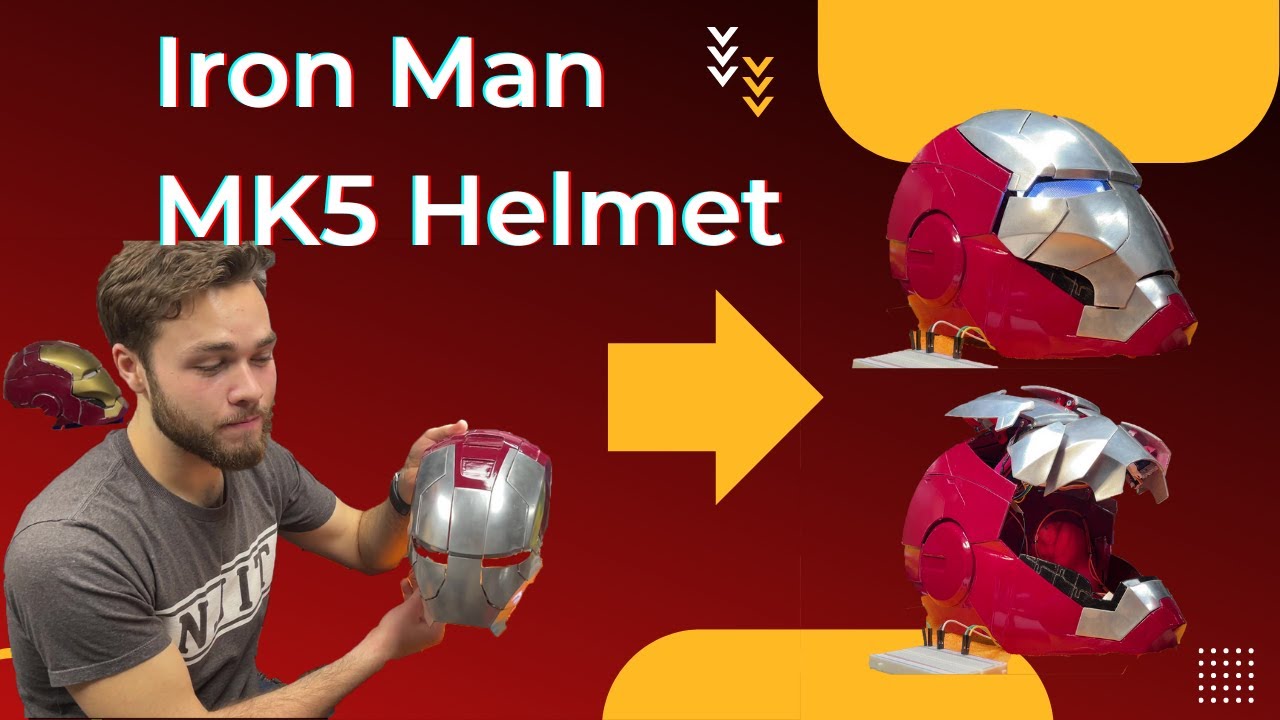 How I Made the IRON MAN MK5 Helmet  |  Servo Open/Close  |  LED  |  Troubleshooting | Box and Loop
