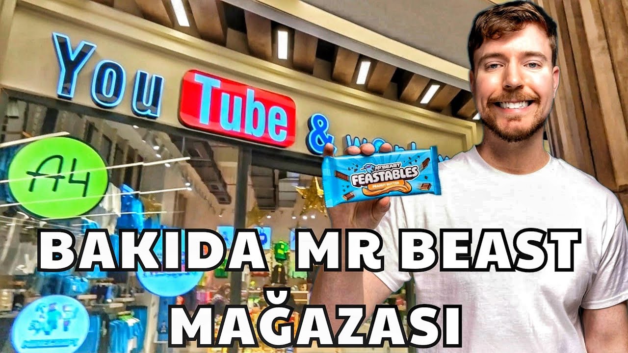 MrBeast в Азербайджане: Новый магазин MrBeast в Баку - цены, товары, скидки#mrbeast#baku