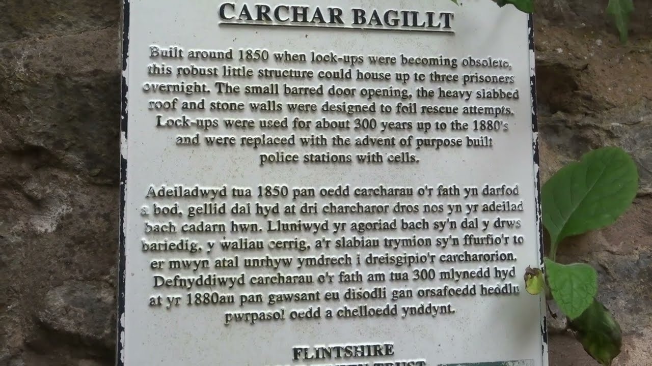 Carchar Bagillt Prison - historic Victorian overnight lock-up jail Bagillt Flintshire Cymru/Wales