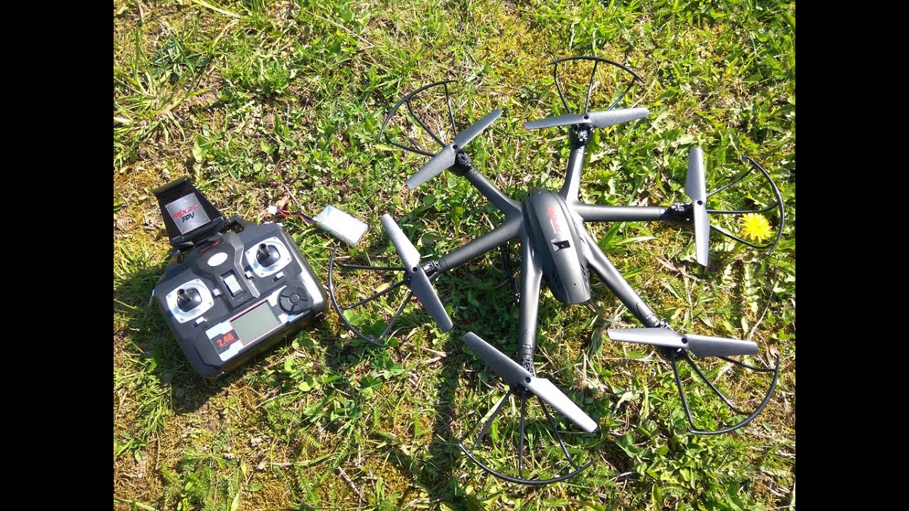 Первый запуск  и  полет на гексакоптере MJX X601H (FPV + камера).