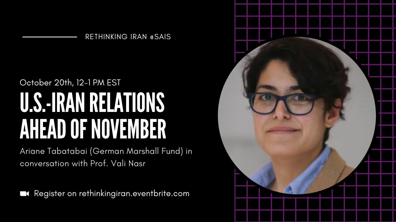 Iran and the US: Fireside chat with Ariane Tabatabai