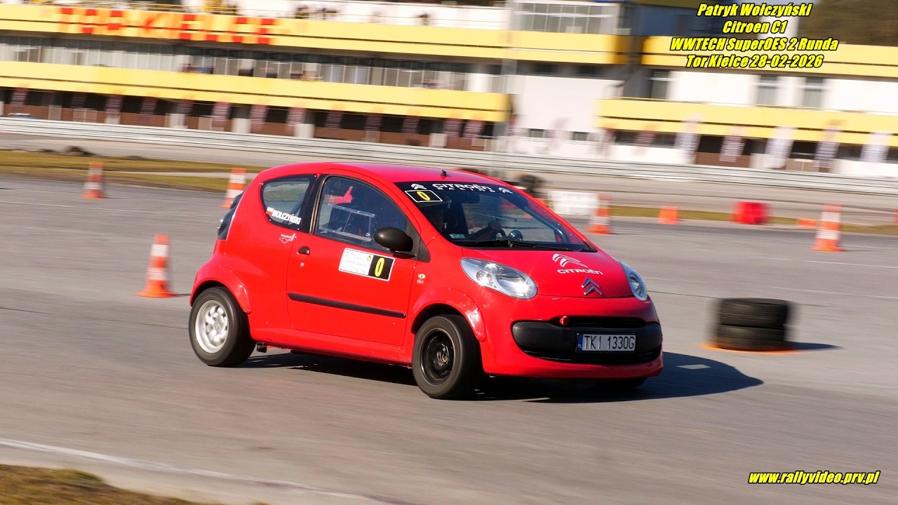 Patryk Wołczyński - Citroen C1 - WWTECH SuperOES 2 Runda Tor Kielce 28-02-2026