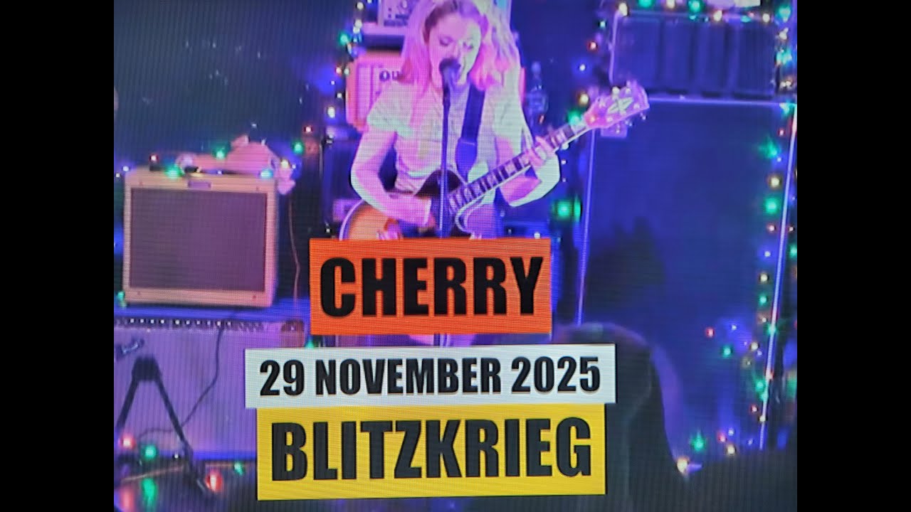 (Vol.55 No.05) = CHERRY = BLITZKRIEGE = AT THE BARRAS = GLASGOW (s/uk) = 29 NOVEMBER 2025