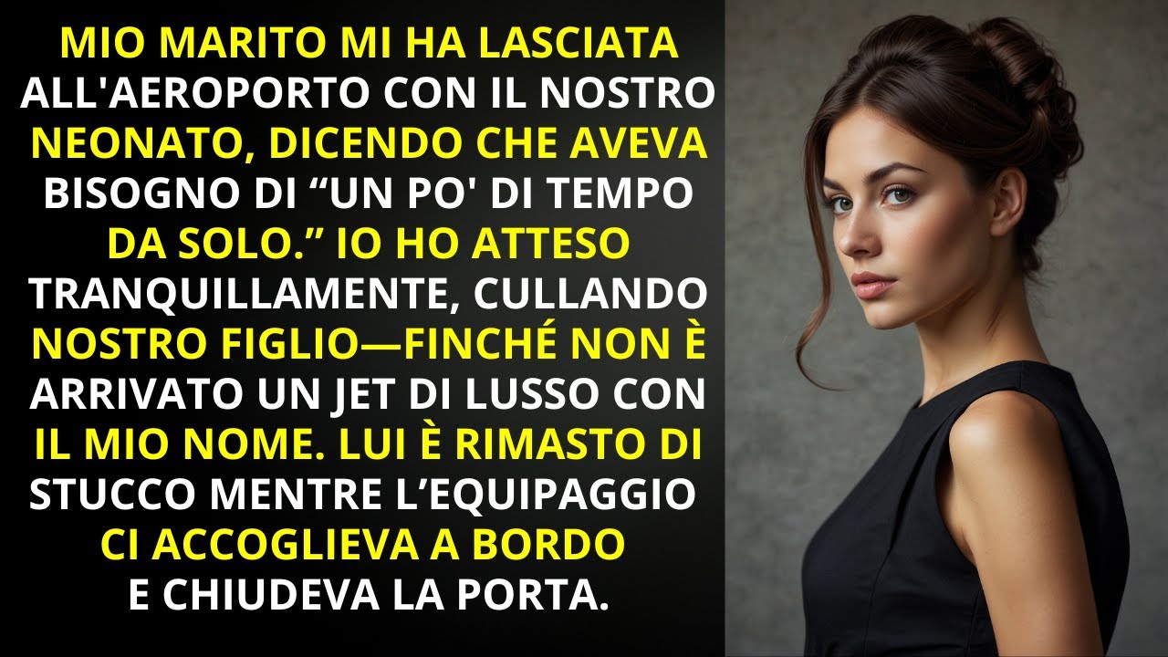 Mi Ha Lasciata All’Aeroporto con Mio Figlio… Ma Non Immaginava Chi Sarebbe Venuto a Prendermi