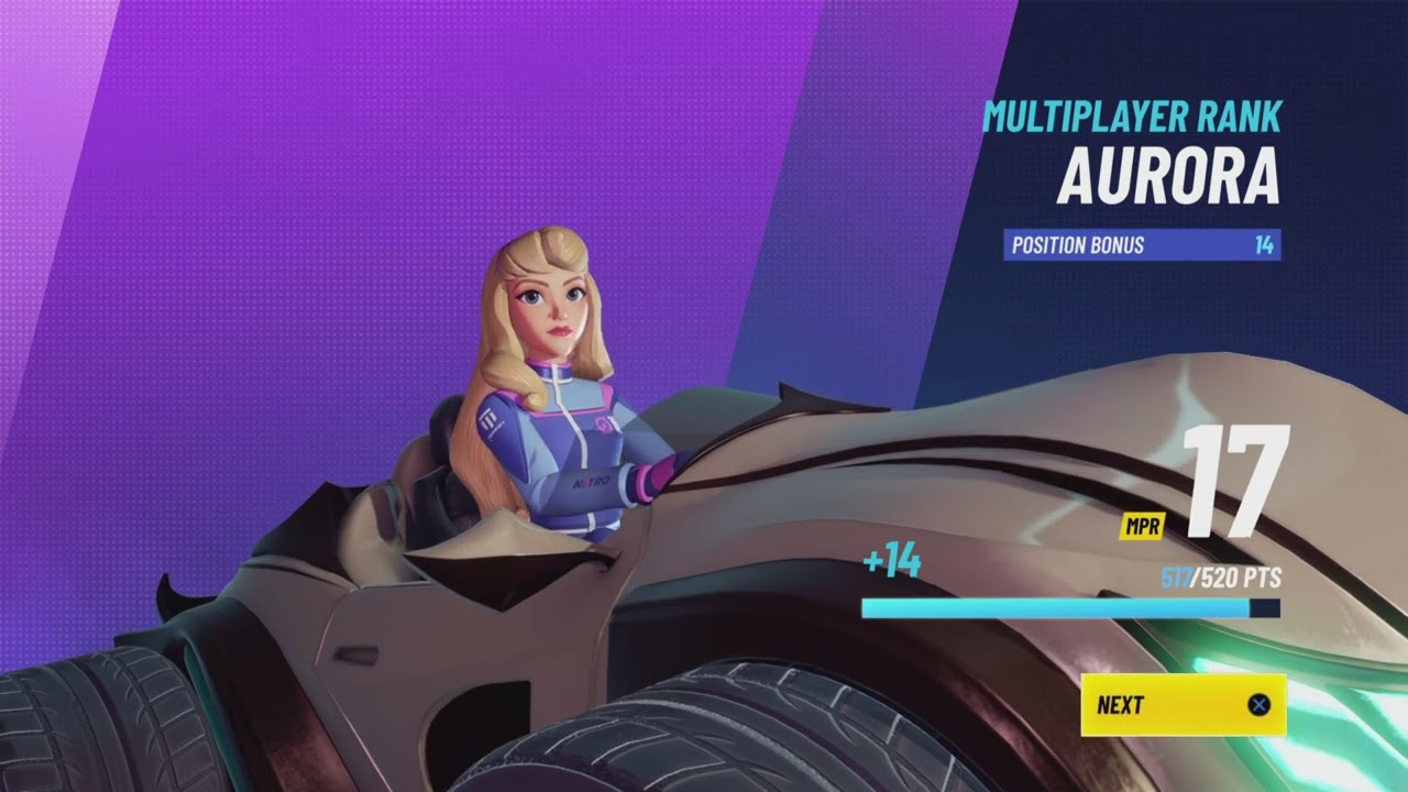Aurora is pretty fun - Disney Speedstorm S13 Aurora Ranked Matches