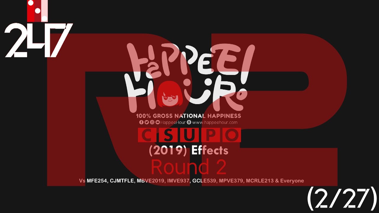 HH! Csupo (2019) Effects R2 Vs MFE254, CJMTFLE, MBVE2019, IMVE937, GCLE539, MPVE379, MCRLE213 & EO
