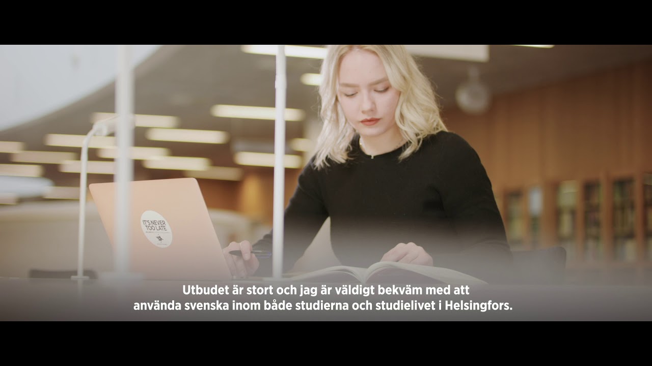 Visste du att du kan studera p&aring; svenska i Finland?