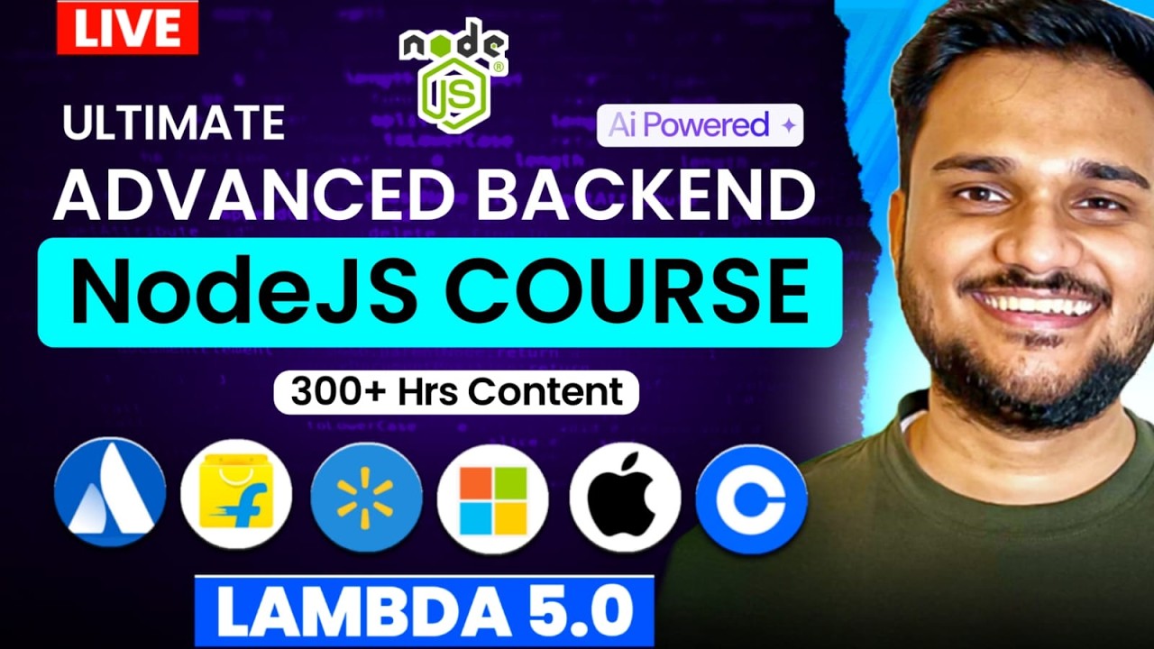 ЗАПУСК ПРОГРАММЫ ПО РАЗРАБОТКЕ БЭКЕНДА В 2026 ГОДУ НА ОСНОВЕ ИИ НА NodeJS | Lambda 5.0 🚀