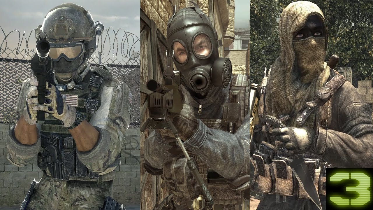Call of Duty: Modern Warfare 3 - All Multiplayer Characters (CC)