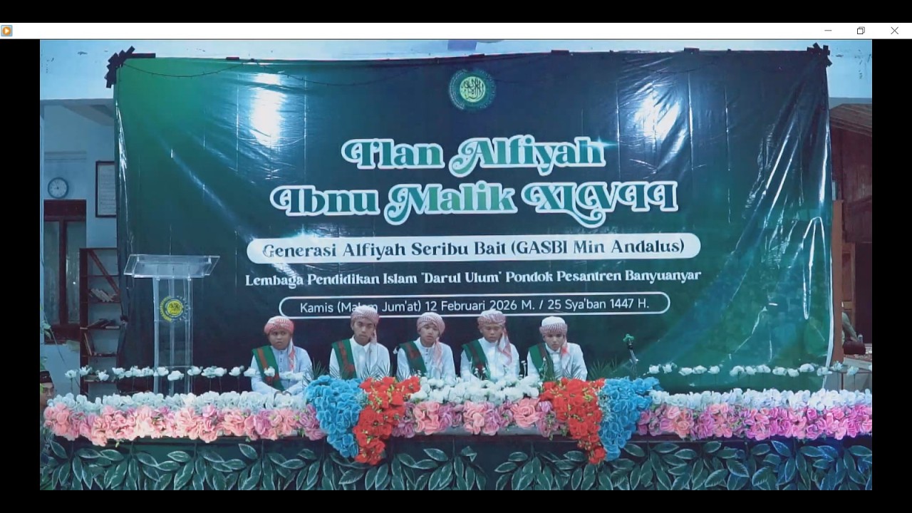 I’LAN ALFIYAH IBNU MALIK XLVII