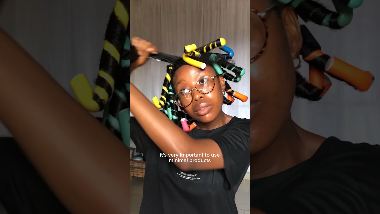 The PERFECT flexi rod set on 4C hair 🥹✨ #naturalhairalphabet #naturalhairstyles #trendingshorts