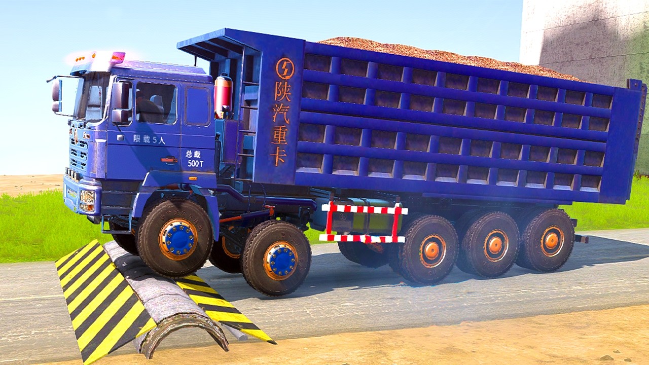 Truck vs Extreme Broken Road with Deep Mud | MudRunner & SnowRunner Gameplay #101