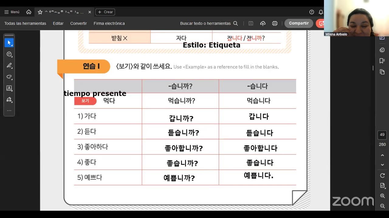 💜🇰🇷 Clase de Gramática I