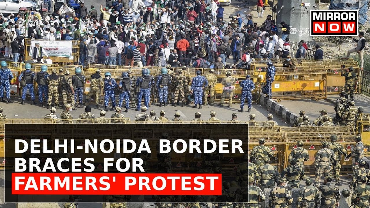 Delhi Prepares For Farmer's Protest: Traffic Chaos At Noida-Delhi Border Sparks Concern | Top News