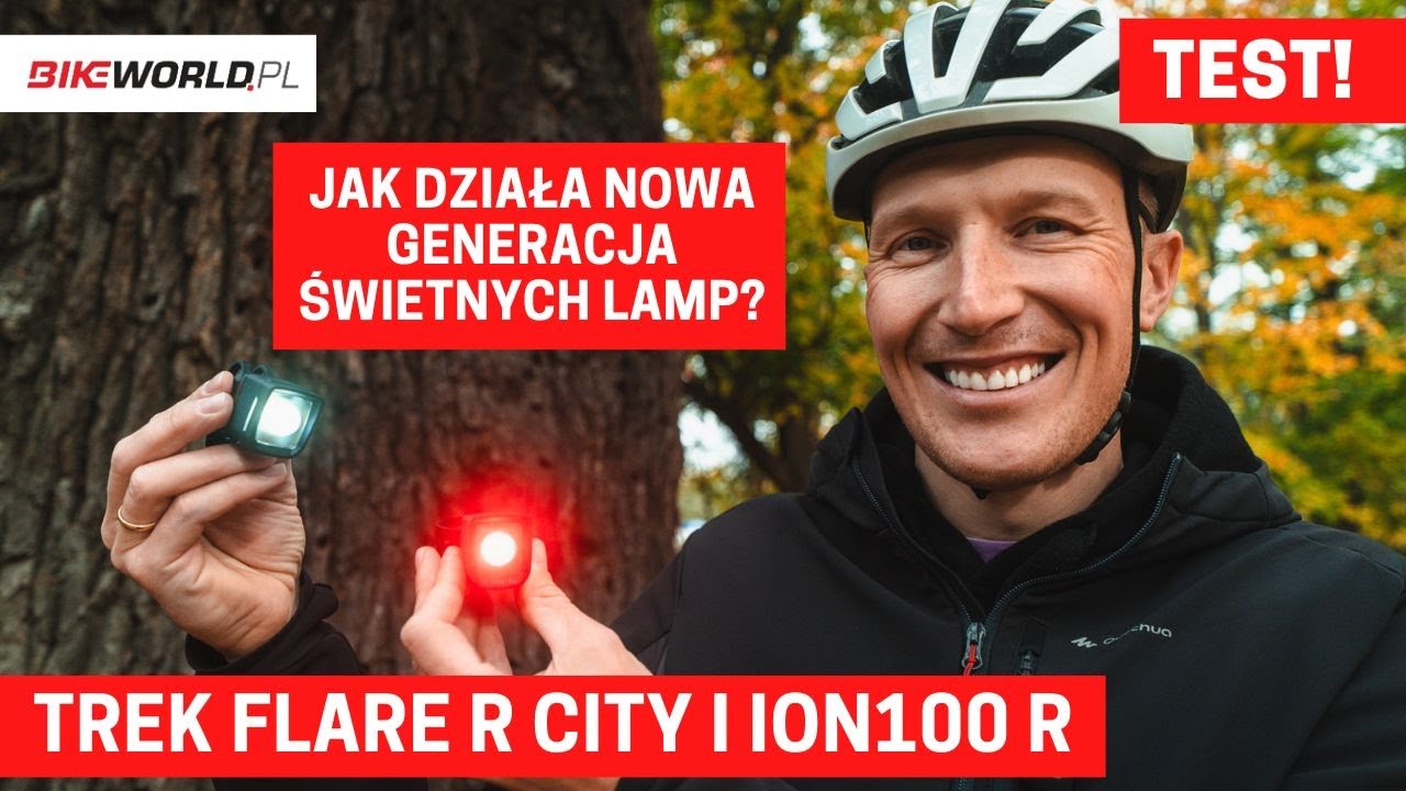 Test: Oświetlenie rowerowe Trek Flare R City i ION100 R - nowa generacja i dodatkowe funkcje!