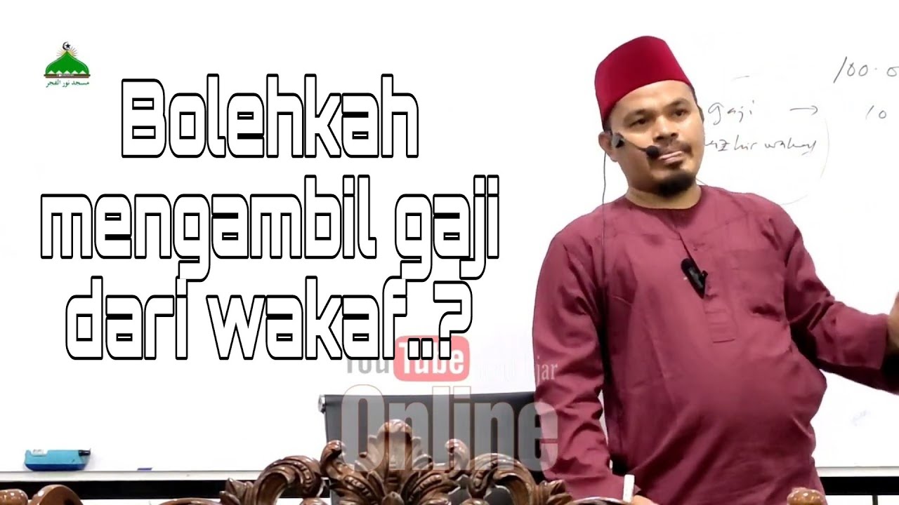 BOLEHKAH NAZIR WAKAF MENGAMBIL UPAH DARI WAKAF...?