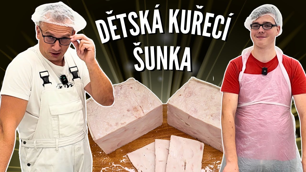 Jak vyrobit domácí dětskou kuřecí šunku – Mistr Málek & Učeň | Jednoduchý a zdravý recept