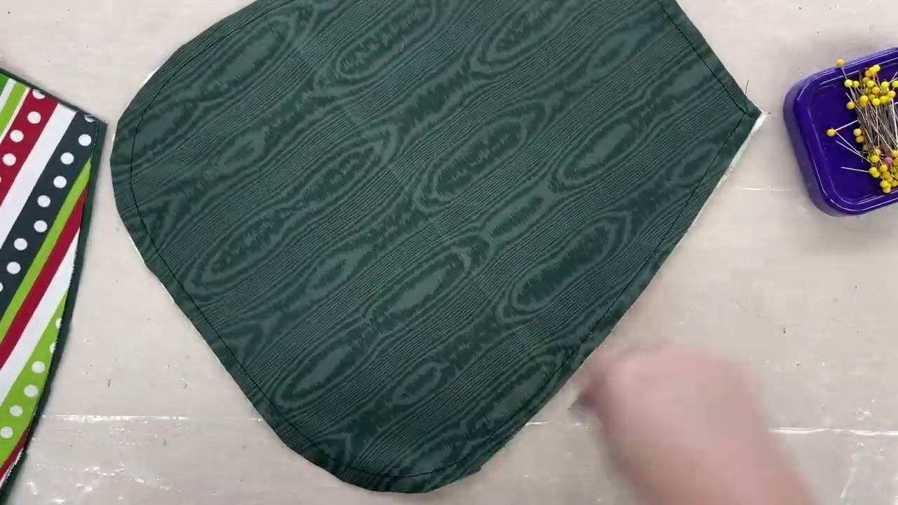 Part 4 -  Sewing the front and back together - 18th C. Pocket project