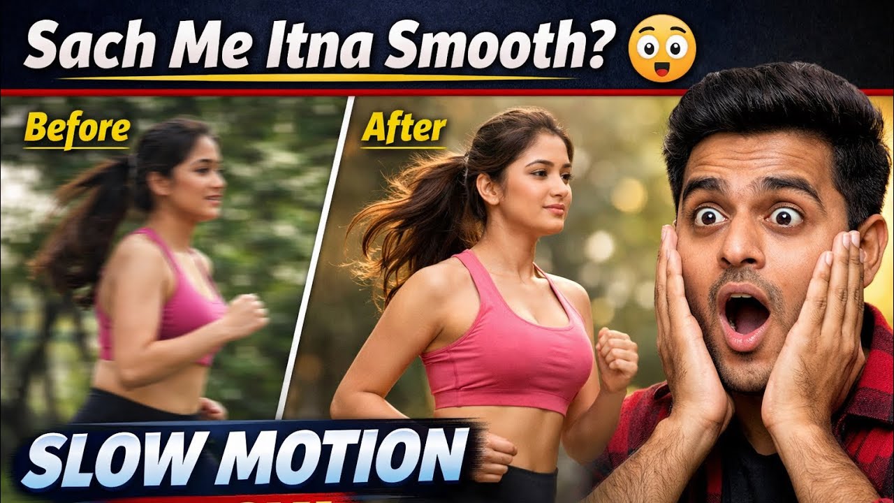 Slow Motion Video Banana Sikh Lo 😲 | Mobile Se Cinematic Video Kaise Banaye 