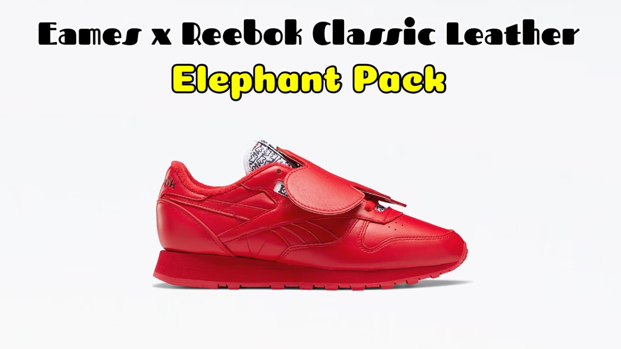 Eames x Reebok Classic Leather Elephant Pack