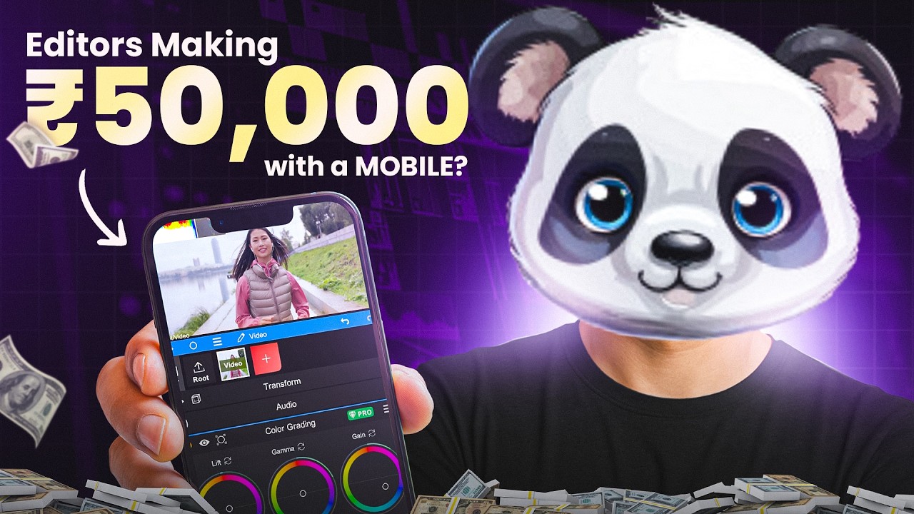 How Mobile Editors Make Money & Master Editing (Full Reality Explained) | Edit with Panda