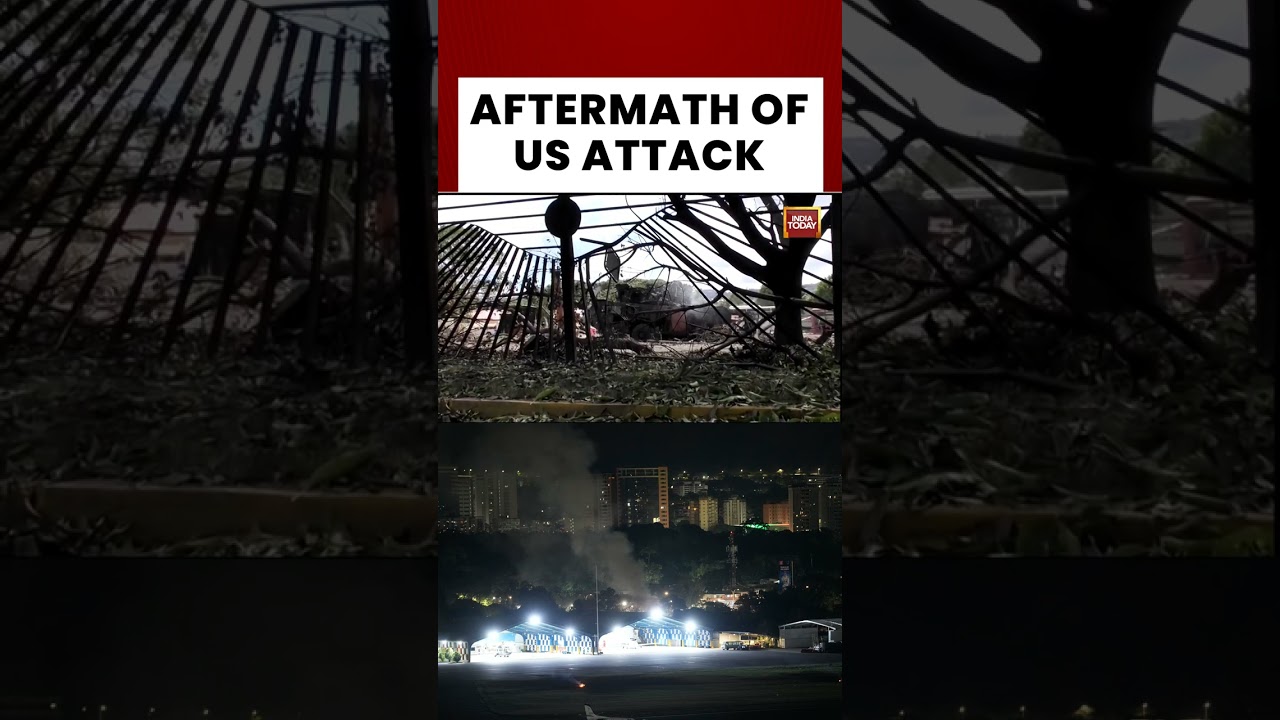 Aftermath Of Deadly US Attack On Venezuelan Airbase In Caracas | US-Venezuela Crisis
