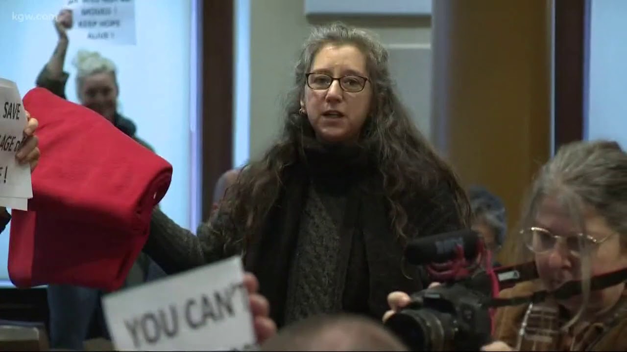 Village of Hope protest at Portland City Council