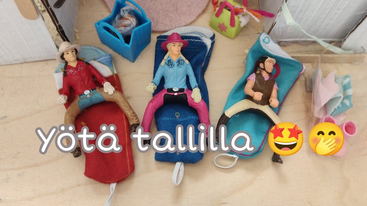 Yötä tallilla 🤩🤭