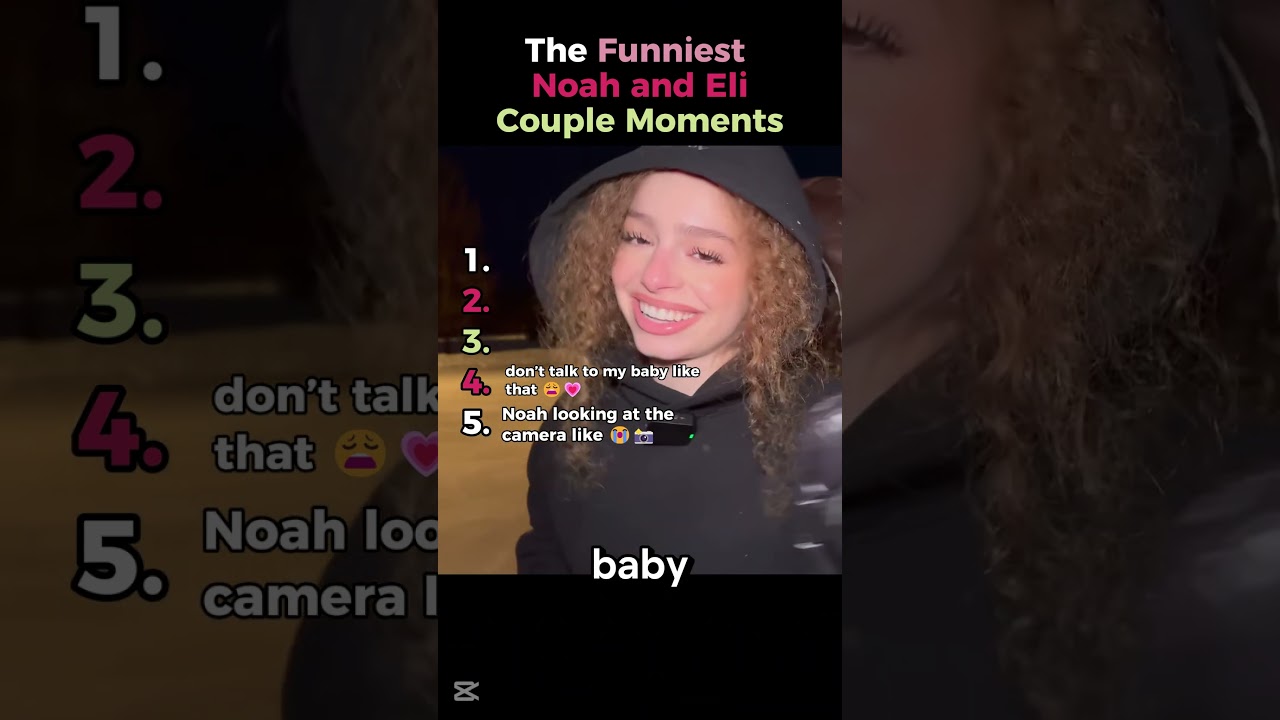 Eli and Noah FUNNIEST Couple Moments 😭 ✨ #kalogerasisters #funny #elianakalogeras #noahrisling
