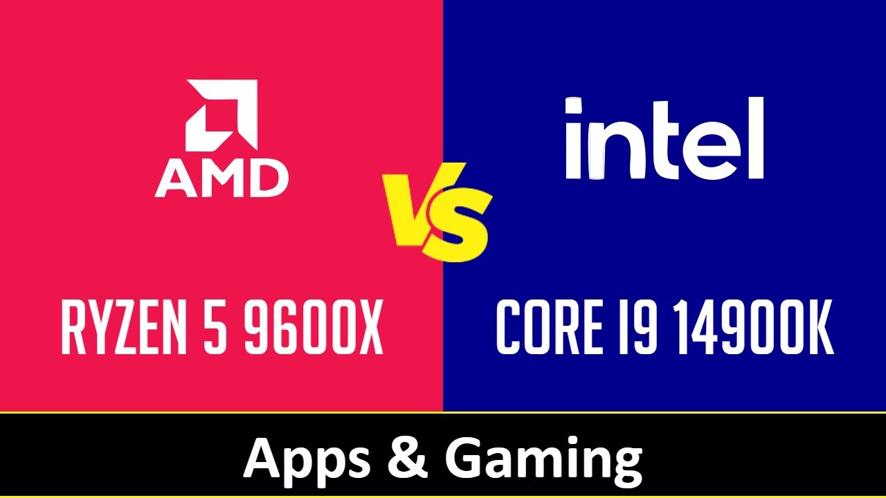 RYZEN 5 9600X vs CORE I9 14900K