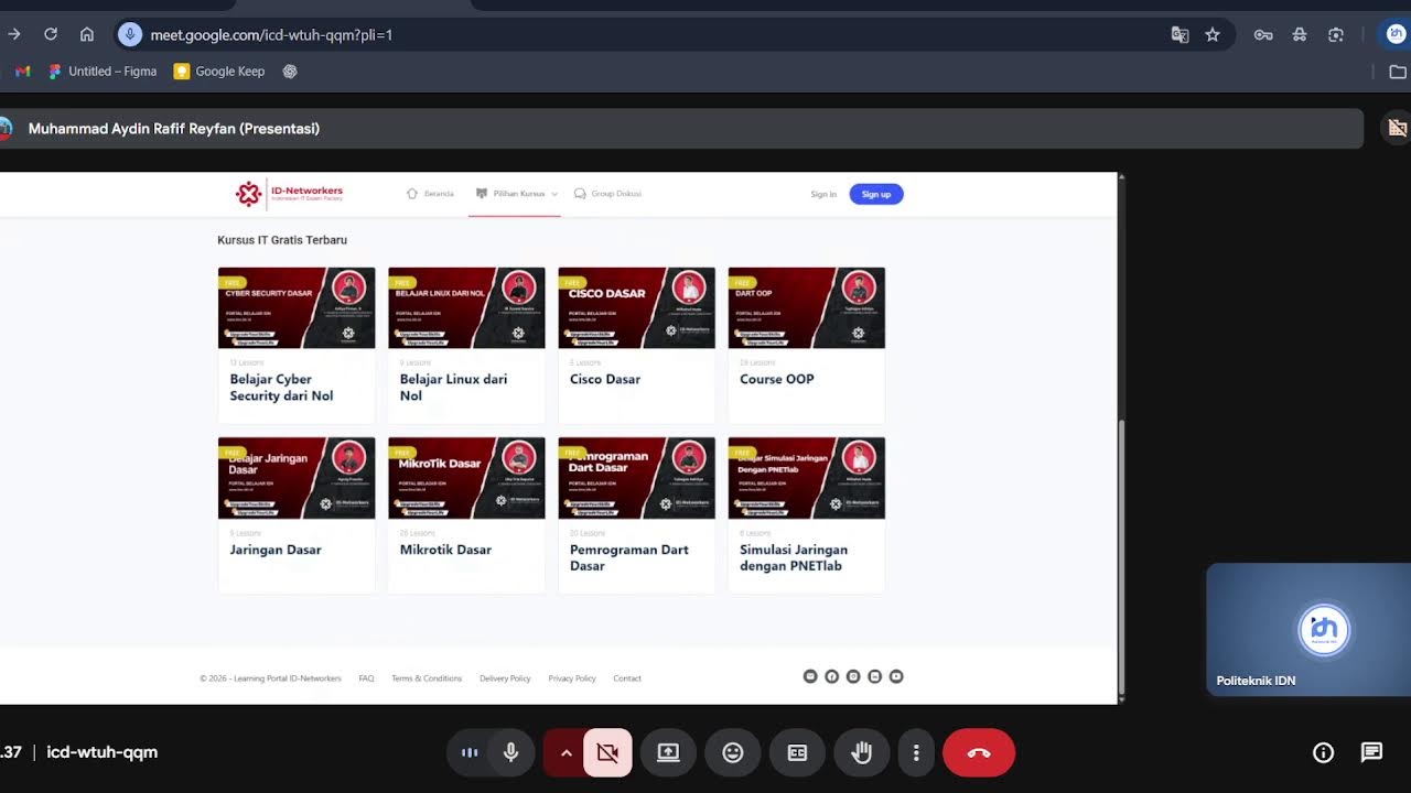 Webinar Sharing Sessions