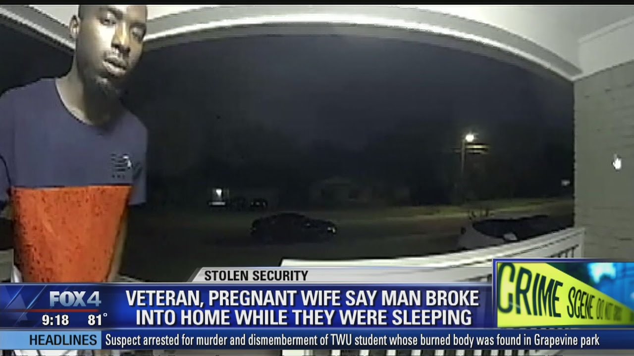 Suspect breaks into East Dallas home of military veteran and his pregnant wife