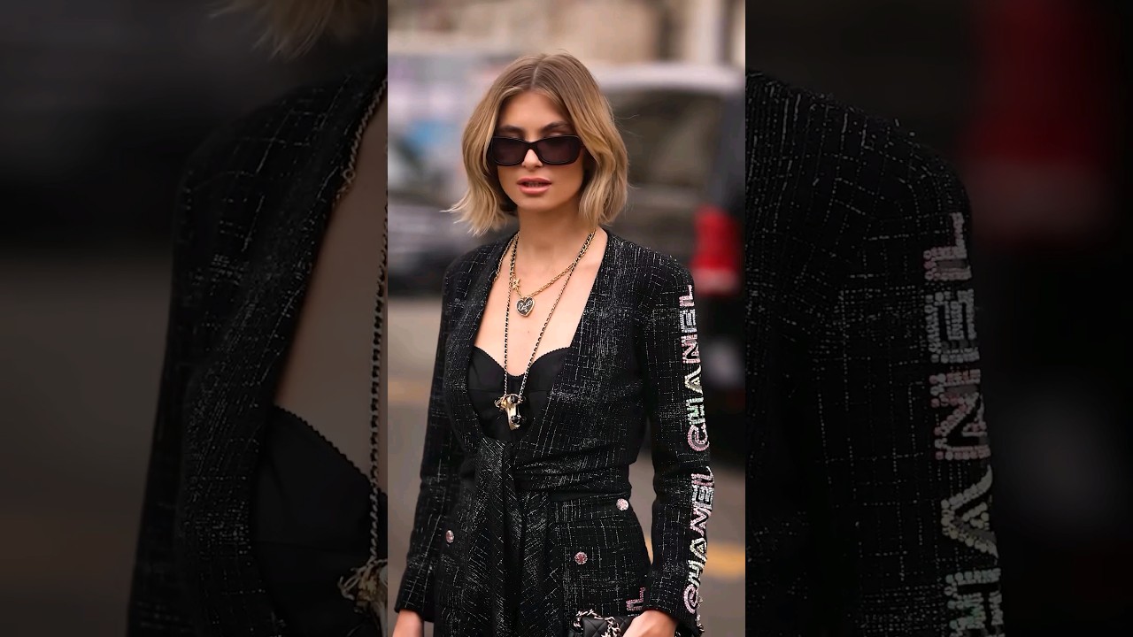 Xenia adonts attend at Chanel Spring-summer 2024 Couture show 🖤