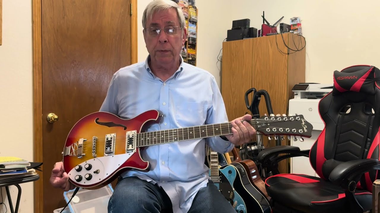 Harley Benton RB-612CS Classic Series $244.00 12 String Electric unbox, review and play through
