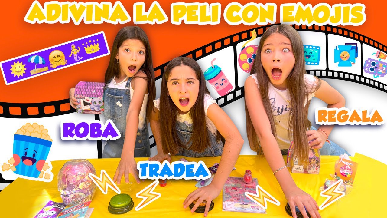 TRADEA , REGALA O ROBA ! Adivina la película de DISNEY con EMOJIS 😜😋😅