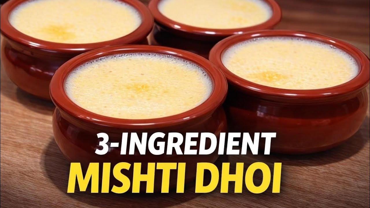 How to make 3 ingredient Mishti Dhoi for Ramadan 