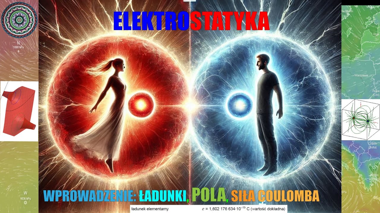 [FS] Wstęp do Elektrostatyki, ładunki, pole elektryczne, siła Coulomba