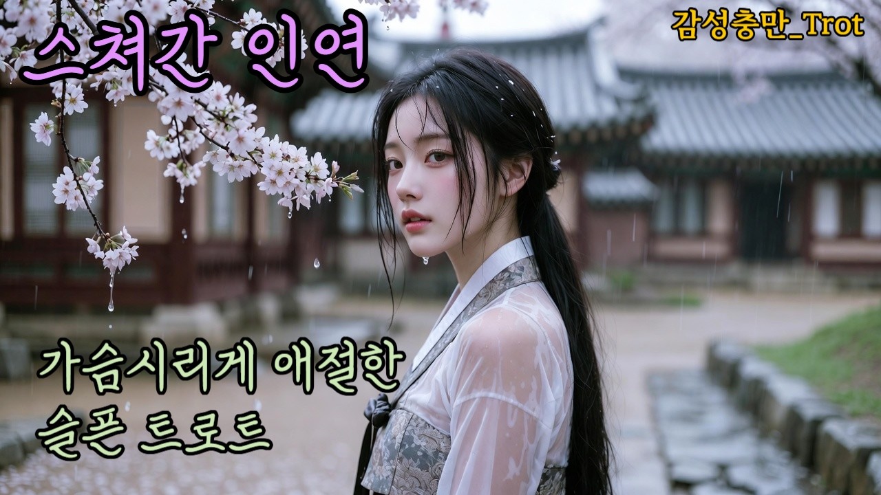 가슴 시리게 애절한 슬픈 트로트_스쳐간 인연 #트로트 #k-trot #감성트로트 #애절한노래 #슬픈노래 #슬픈트로트