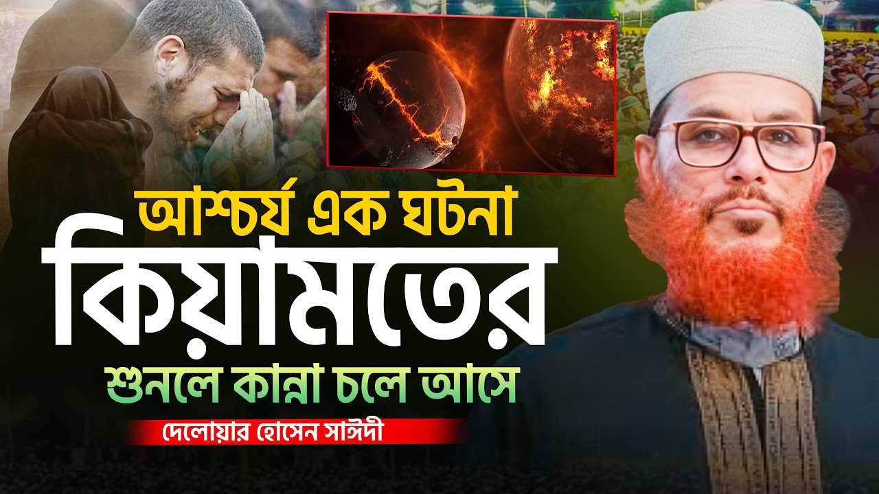 কিয়ামতের এক আস্তর্য ঘটনা। দেলওয়ার হোসাইন সাঈদী | allama Delwar Hossain saidi waz 2026
