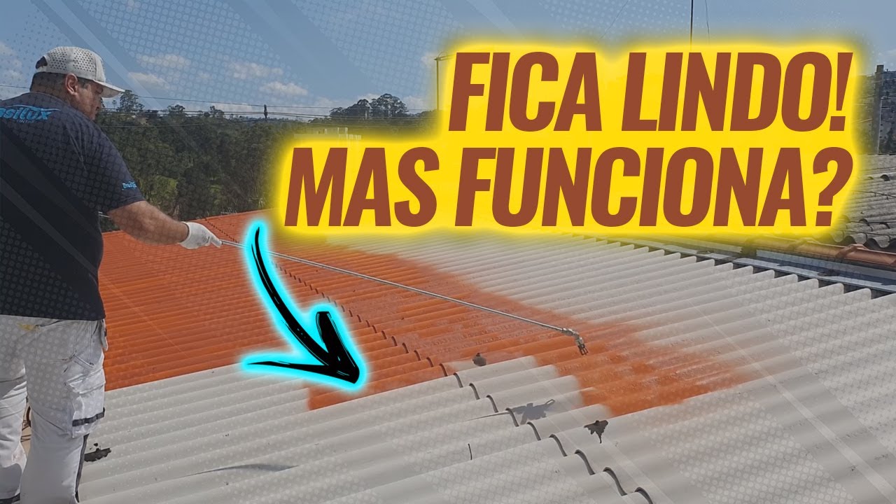 RESINA ACRÍLICA NO TELHADO - APLICAÇÃO COMPLETA !!!